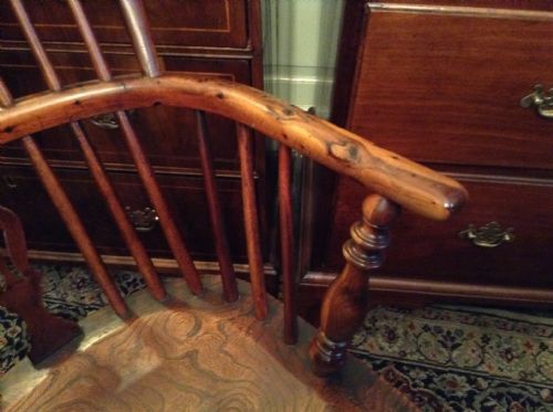 YEW WOOD WINDSOR CHAIR - ADDITIONAL PHOTO 4