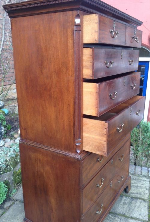 GEORGIAN CHEST ON CHEST - ADDITIONAL PHOTO 2