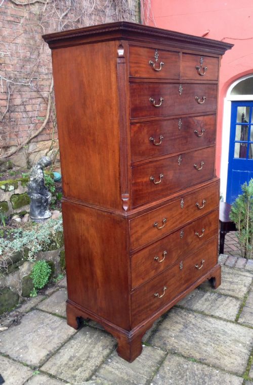 GEORGIAN CHEST ON CHEST - ADDITIONAL PHOTO 1