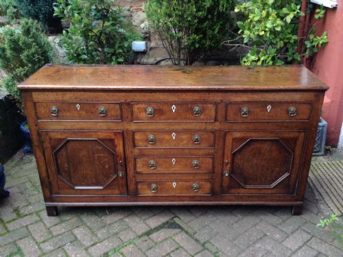 enclosed dresser or sideboard - CATEGORY: ANTIQUE SIDEBOARDS - DATED GEORGIAN
