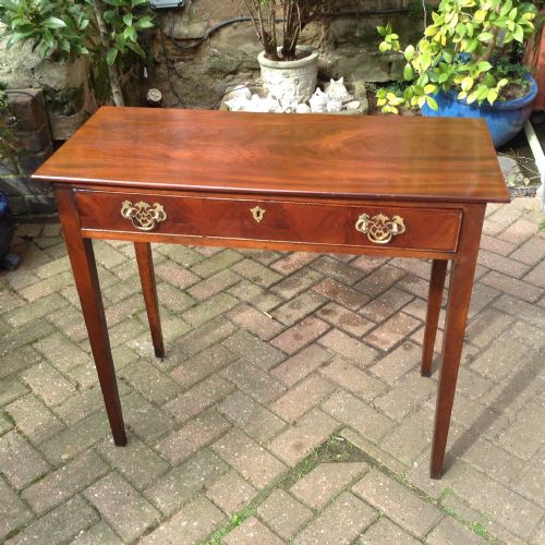 georgian mahogany side table - CATEGORY: ANTIQUE TABLES - DATED 1800
