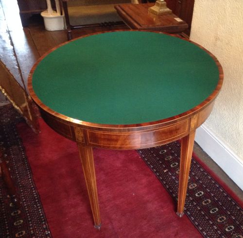 DEMI LUNE CARD TABLE - ADDITIONAL PHOTO 3