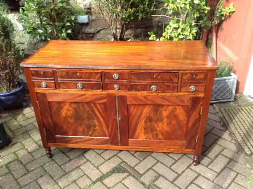 small mahogany sideboard - CATEGORY: ANTIQUE SIDEBOARDS - DATED REGENCY
