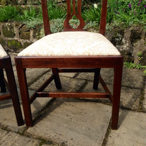 SET OF SIX CHIPPENDALE PERIOD GEORGIAN DINING CHAIRS - ADDITIONAL PHOTO 3