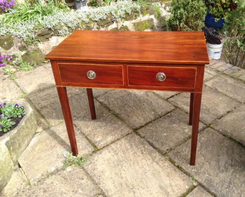 georgian mahogany side table - CATEGORY: ANTIQUE TABLES - DATED 1800