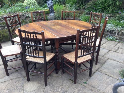 OAK DROP LEAF TABLE - ADDITIONAL PHOTO 3