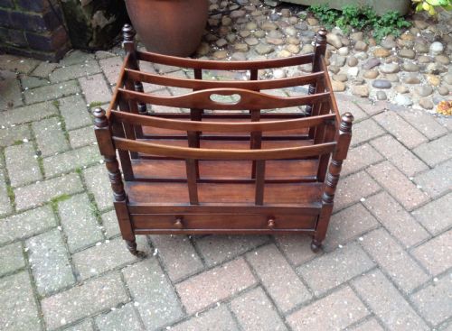 mahogany canterbury - CATEGORY: ANTIQUE MISCELLANEOUS - DATED VICTORIAN