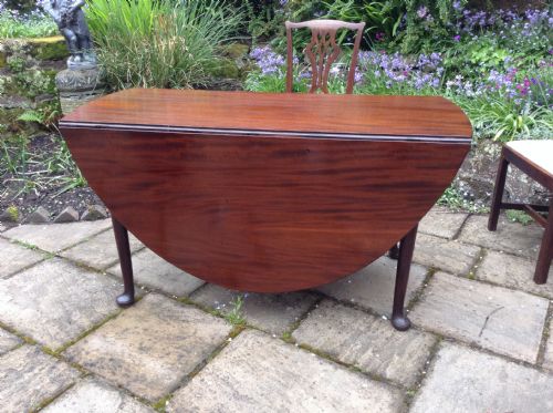 LARGE GEORGIAN DROP LEAF DINING TABLE - ADDITIONAL PHOTO 4