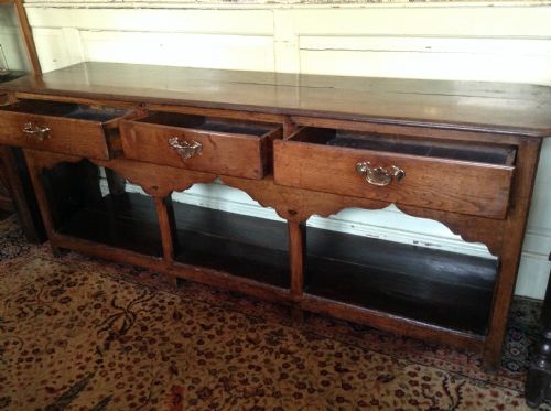 OAK DRESSER BASE - ADDITIONAL PHOTO 2