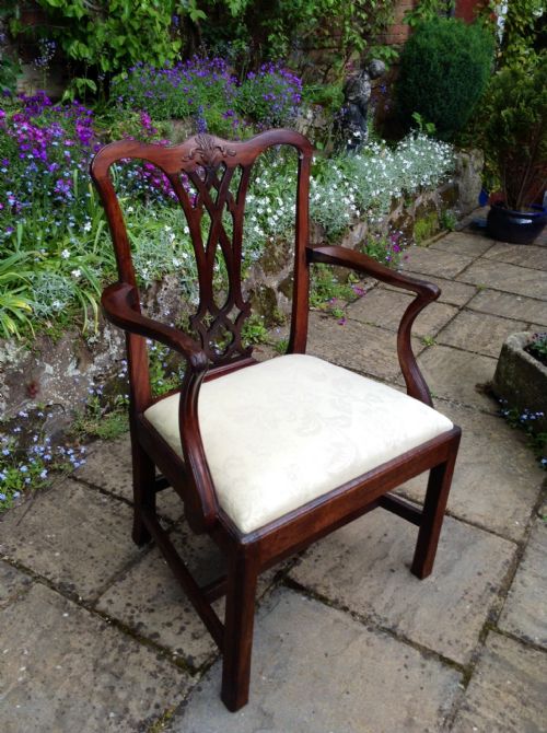 CHIPPENDALE PERIOD CARVER OR ARMCHAIR - ADDITIONAL PHOTO 2