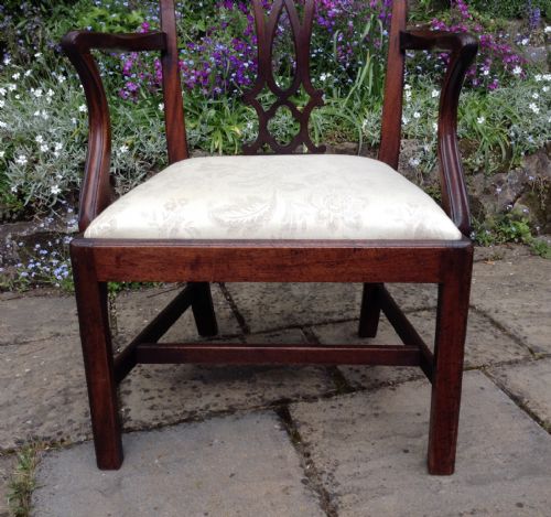 CHIPPENDALE PERIOD CARVER OR ARMCHAIR - ADDITIONAL PHOTO 4