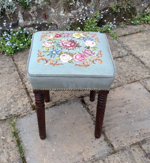 regency stool - CATEGORY: ANTIQUE STOOLS - DATED 1800