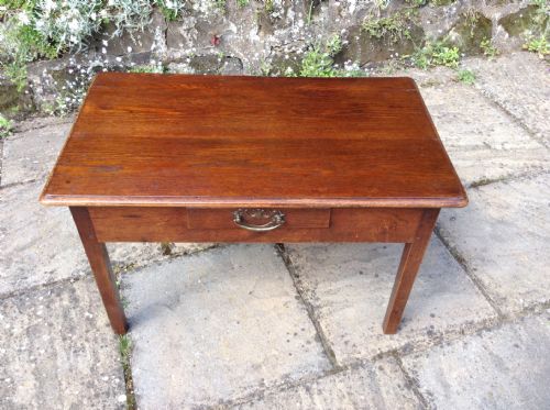 ANTIQUE OAK COFFEE TABLE - ADDITIONAL PHOTO 2