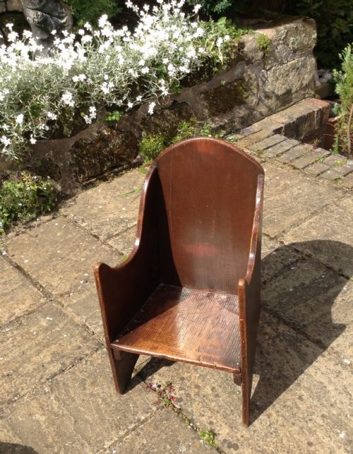 child's lambing chair - CATEGORY: ANTIQUE CHAIRS - DATED 1900