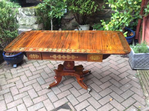 ROSEWOOD SOFA TABLE - ADDITIONAL PHOTO 1