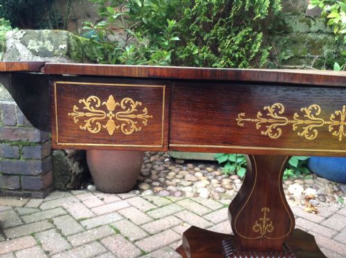 ROSEWOOD SOFA TABLE - ADDITIONAL PHOTO 4