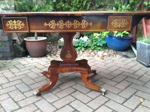 ROSEWOOD SOFA TABLE - ADDITIONAL PHOTO 5