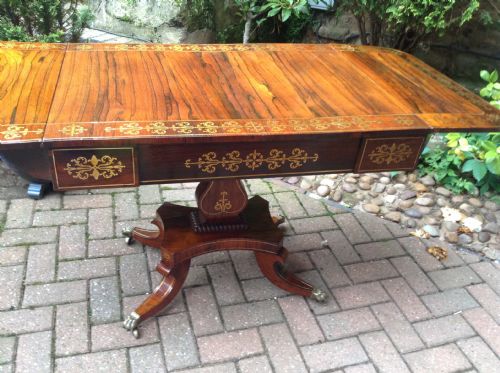 ROSEWOOD SOFA TABLE - ADDITIONAL PHOTO 8