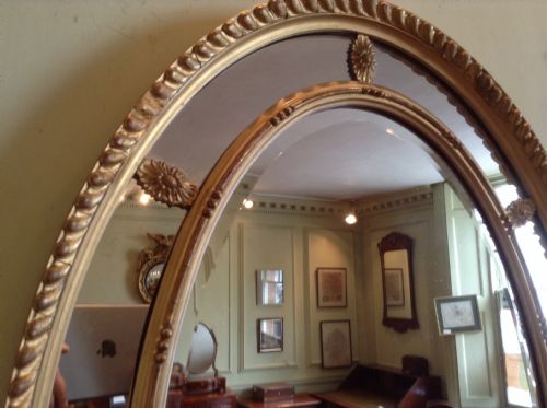 OVAL GILT MIRROR - ADDITIONAL PHOTO 3