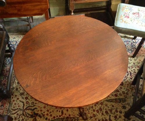 GEORGIAN OAK TRIPOD TABLE - ADDITIONAL PHOTO 2