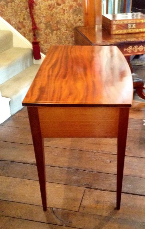 MAHOGANY INLAID SIDE TABLE - ADDITIONAL PHOTO 3