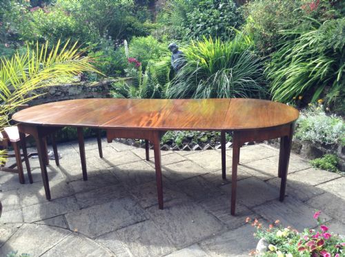 large georgian mahogany dining table - CATEGORY: ANTIQUE TABLES - DATED 1800
