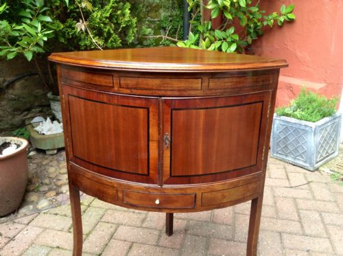 MAHOGANY CORNER CUPBOARD - ADDITIONAL PHOTO 2