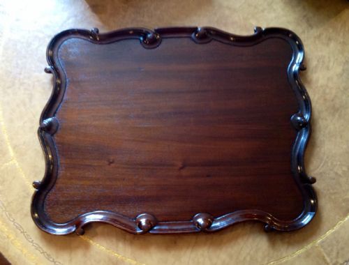 mahogany tray - CATEGORY: ANTIQUE MISCELLANEOUS - DATED 1900