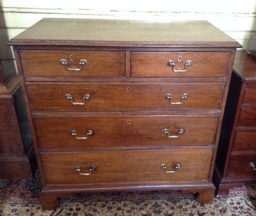 small oak chest of drawers georgian - CATEGORY: ANTIQUE CHEST OF DRAWERS - DATED 1800