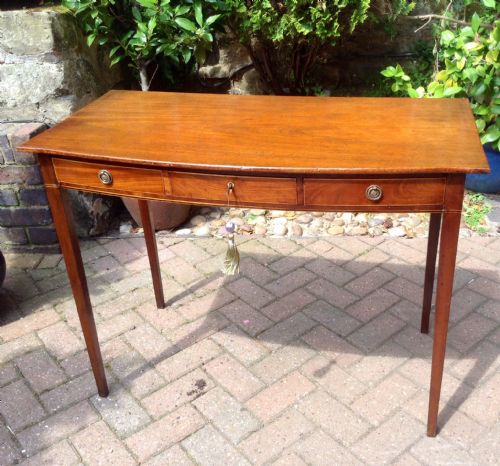 GEORGIAN MAHOGANY SIDE TABLE - ADDITIONAL PHOTO 4