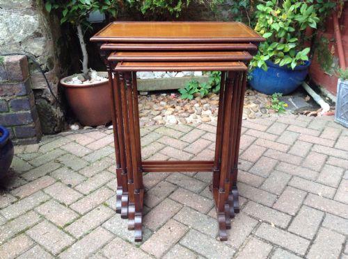 EDWARDIAN NEST OF FOUR TABLES - ADDITIONAL PHOTO 3