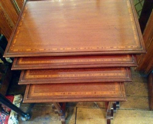 EDWARDIAN NEST OF FOUR TABLES - ADDITIONAL PHOTO 4