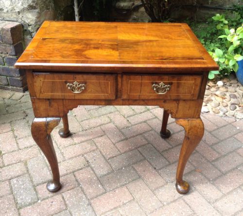 early 18th century walnut cabriole leg side table - CATEGORY: ANTIQUE TABLES - DATED 1700