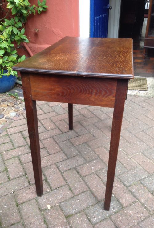 GEORGIAN OAK SIDE TABLE - ADDITIONAL PHOTO 2