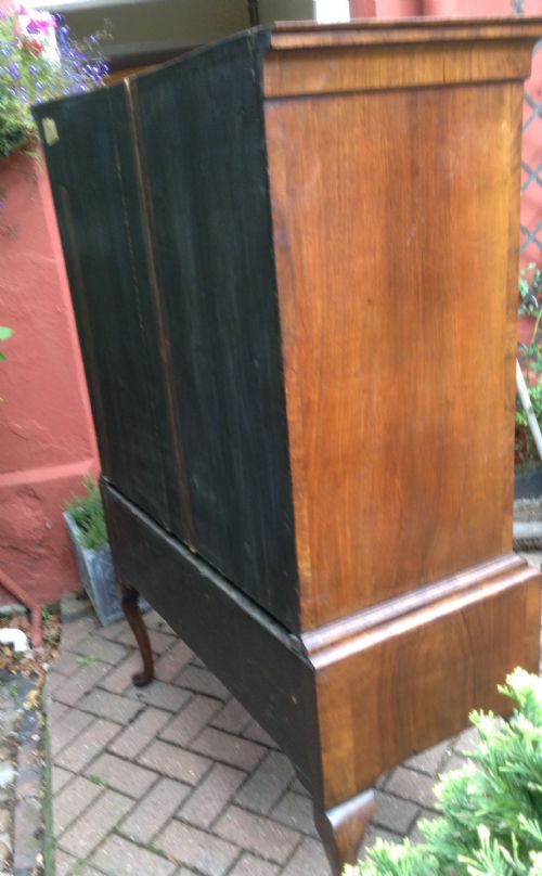 WALNUT CHEST ON STAND - ADDITIONAL PHOTO 6