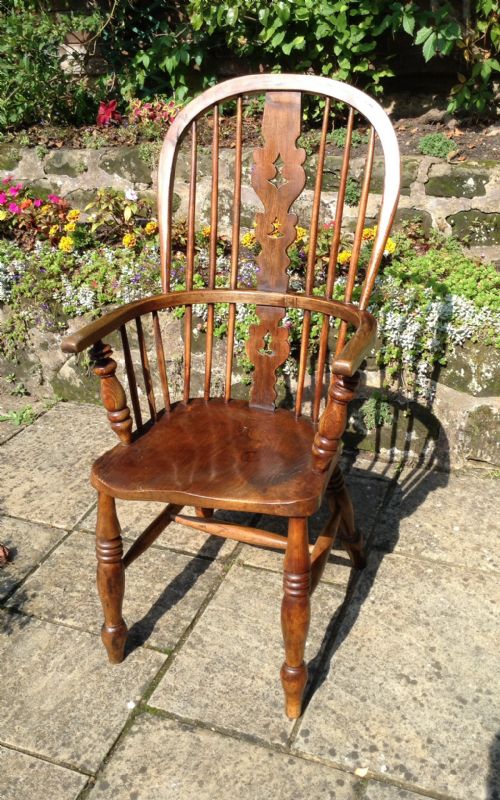 HIGH BACK WINDSOR ARMCHAIR - ADDITIONAL PHOTO 1