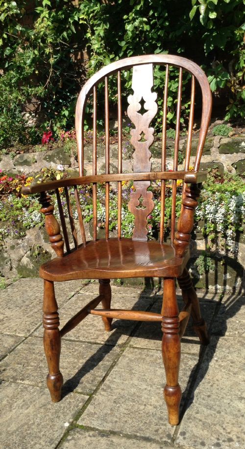 HIGH BACK WINDSOR ARMCHAIR - ADDITIONAL PHOTO 2