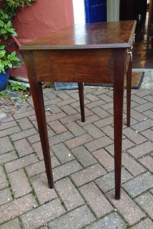 GEORGIAN OAK SIDE TABLE - ADDITIONAL PHOTO 4