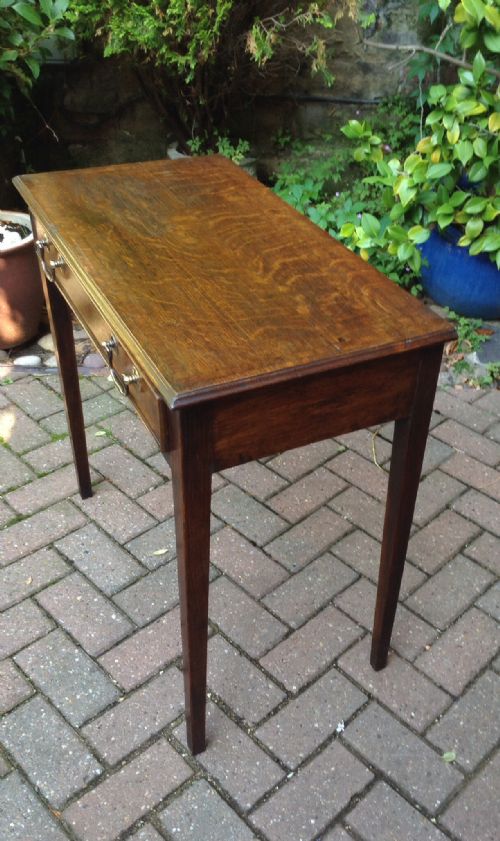 GEORGIAN OAK SIDE TABLE - ADDITIONAL PHOTO 5