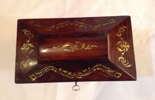 VERY PRETTY ROSEWOOD CADDY - ADDITIONAL PHOTO 1