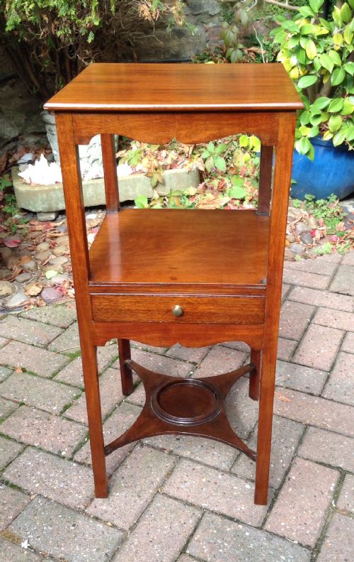 square washstand bedside table - CATEGORY: ANTIQUE CABINETS - DATED 1800