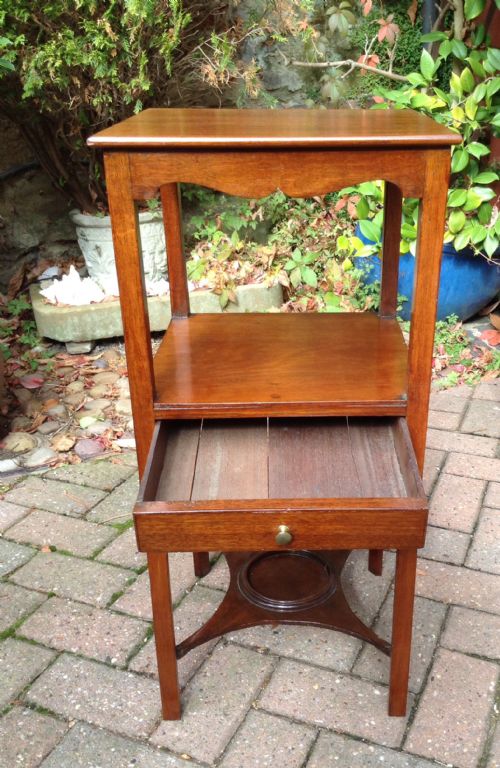 SQUARE WASHSTAND BEDSIDE TABLE - ADDITIONAL PHOTO 1