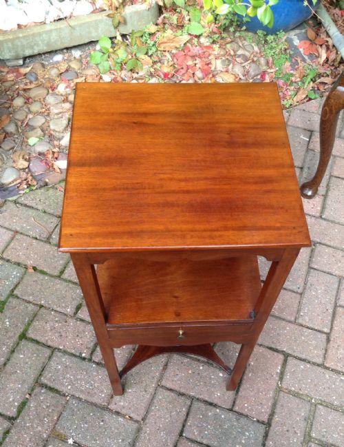 SQUARE WASHSTAND BEDSIDE TABLE - ADDITIONAL PHOTO 2
