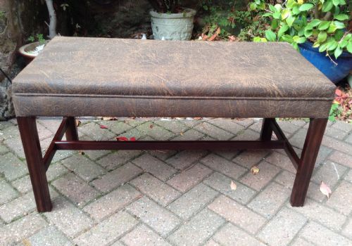coffee table or large stool - CATEGORY: ANTIQUE STOOLS - DATED VICTORIAN