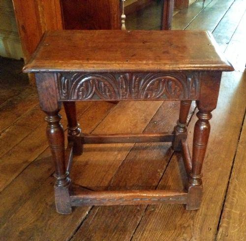 OAK JOINT STOOL - ADDITIONAL PHOTO 1