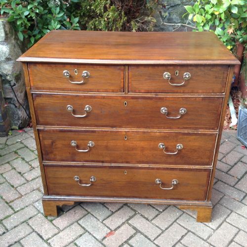 georgian oak chest of drawers - CATEGORY: ANTIQUE CHEST OF DRAWERS - DATED 1700