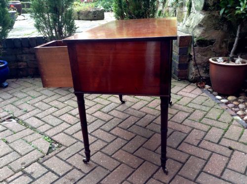 REGENCY MAHOGANY DRESSING TABLE - ADDITIONAL PHOTO 5
