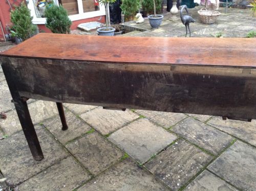 FANTASTIC GEORGIAN OAK DRESSER BASE - ADDITIONAL PHOTO 5