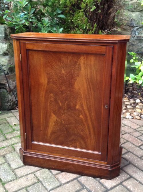 narrow mahogany regency side cabinet - CATEGORY: ANTIQUE CABINETS - DATED REGENCY