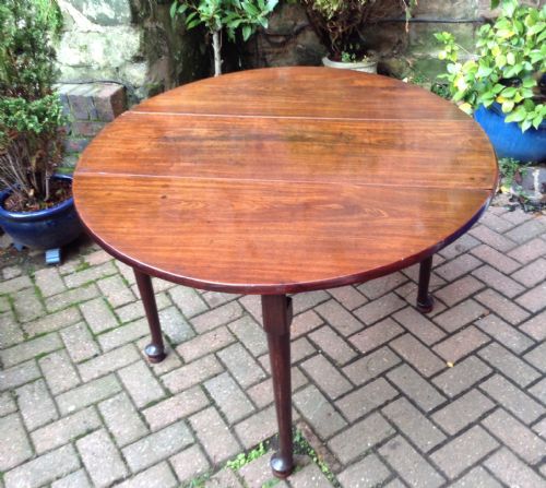 GEORGIAN MAHOGANY DINING TABLE - ADDITIONAL PHOTO 1